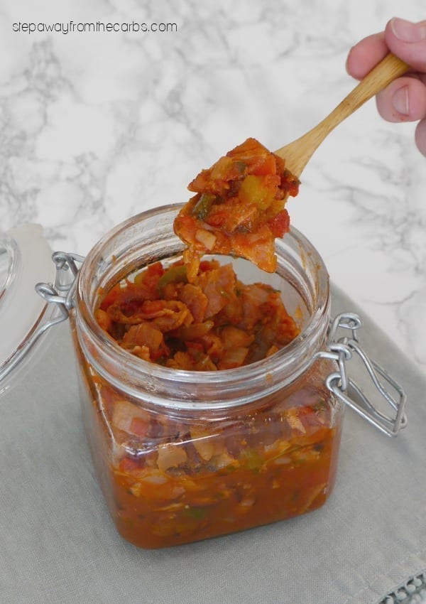 Quick Cook Bacon Jam - an easy low carb and keto condiment recipe!