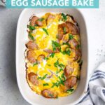 Low Carb Keto Egg And Sausage Bake