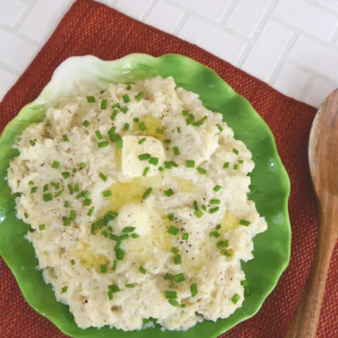 Horseradish Cauliflower Mash