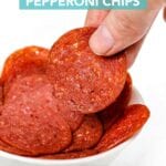 Zero Carb Pepperoni Chips
