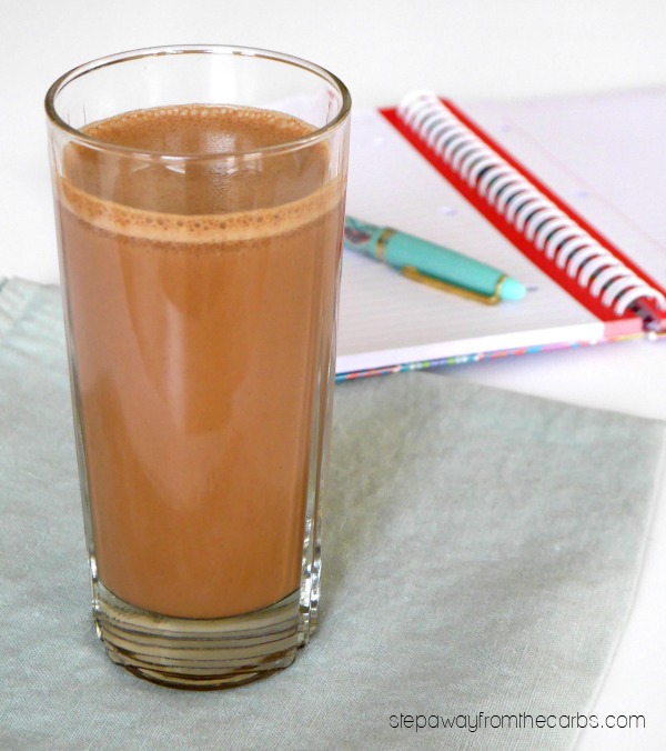 Low Carb Chocolate Breakfast Shake - a great start to the day!