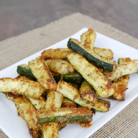 Low Carb Roasted Zucchini Fries