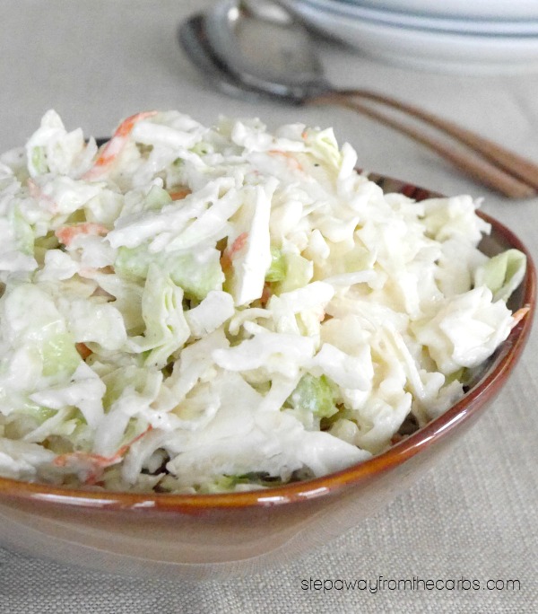 Horseradish Coleslaw - a low carb and keto side dish recipe