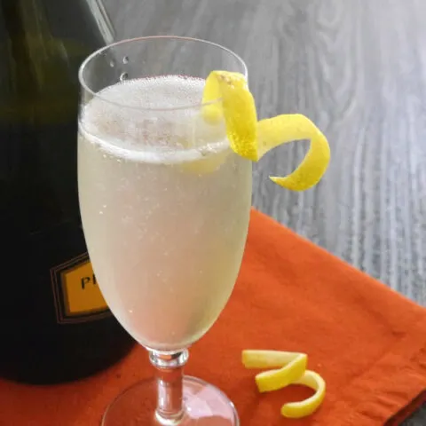 Low Carb French 75 Cocktail