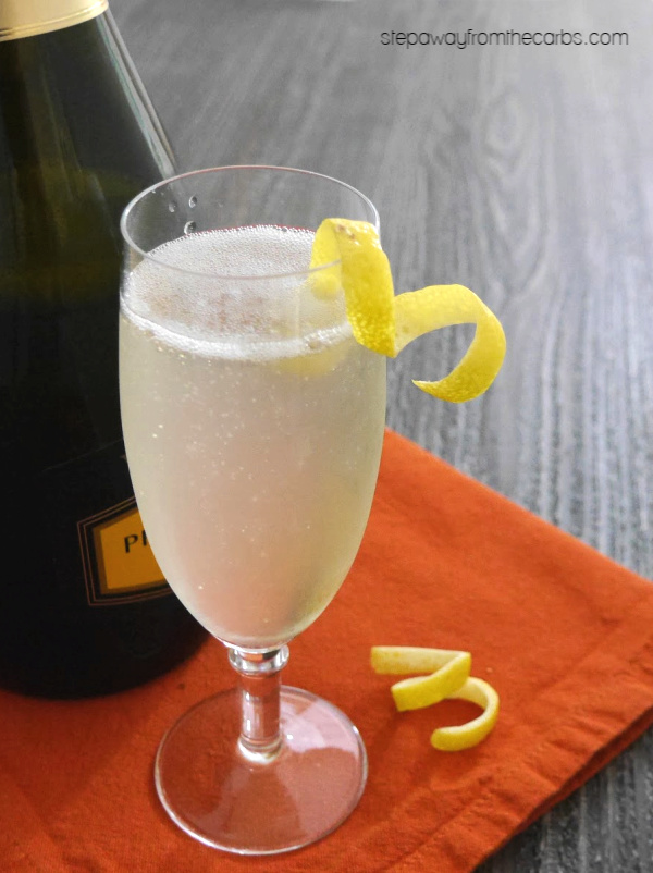 Low Carb French 75 - a delicious sugar free cocktail for a special occasion!