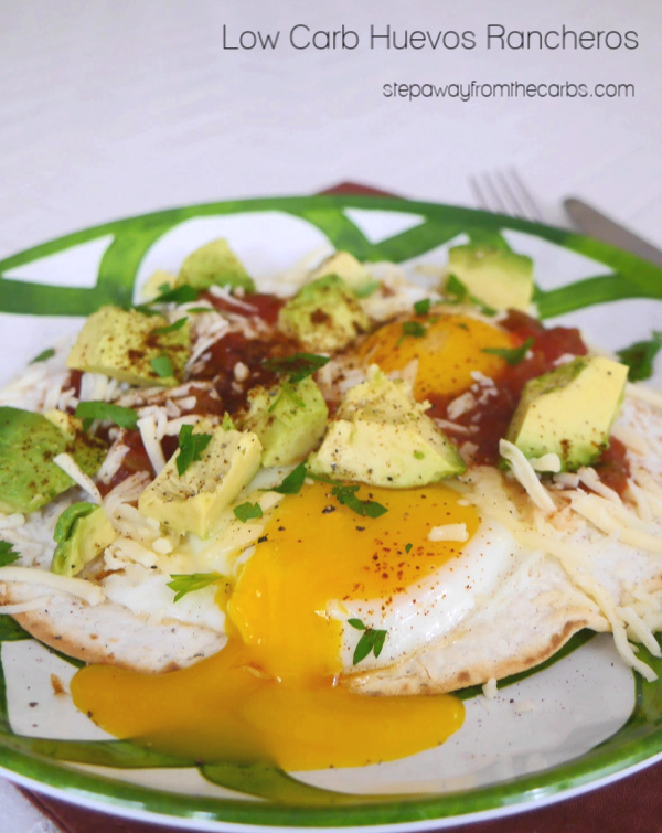 Low Carb Huevos Rancheros - a Mexican-inspired breakfast or brunch recipe