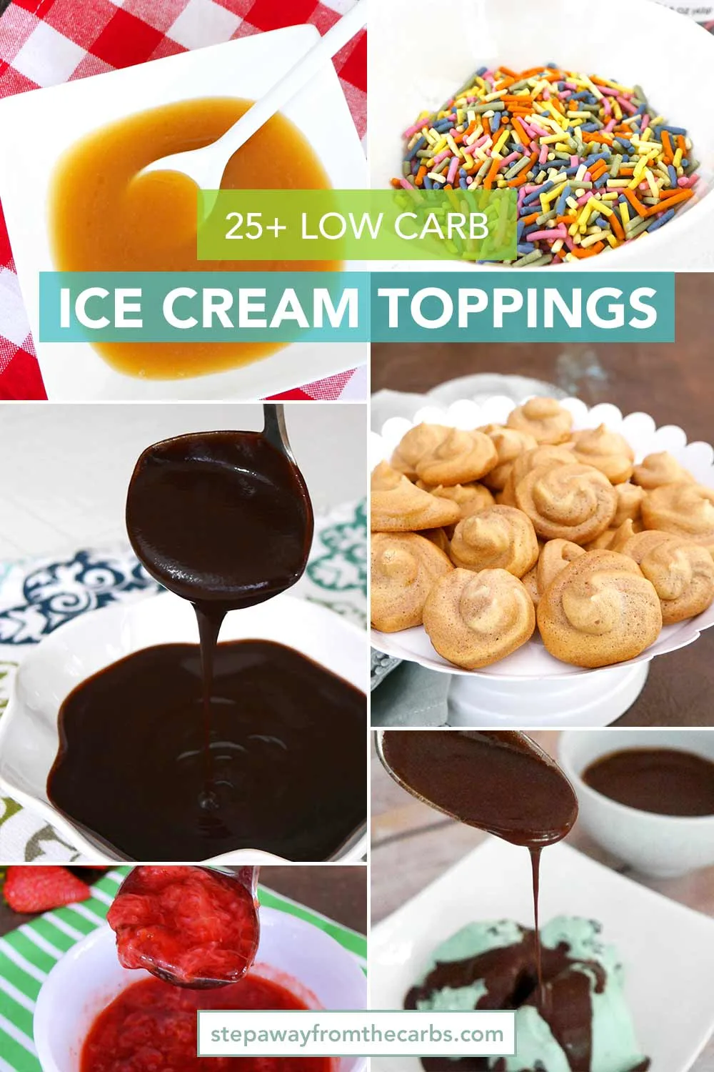 25+ Low Carb Ice Cream Toppings - treat yourself without breaking your diet!