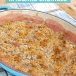 Low Carb and Keto Rhubarb Crumble