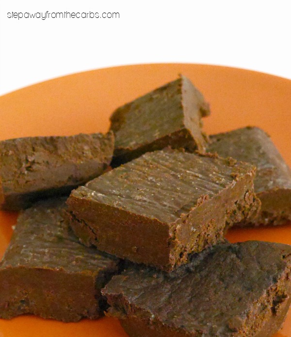 Low Carb Chocolate Fudge - a rich and delicious sugar-free snack!