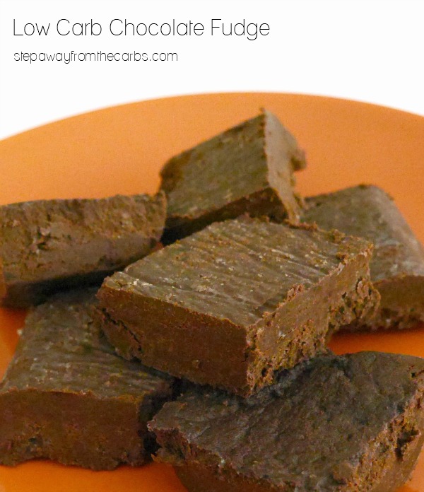 Low Carb Chocolate Fudge - a rich and delicious sugar-free snack!