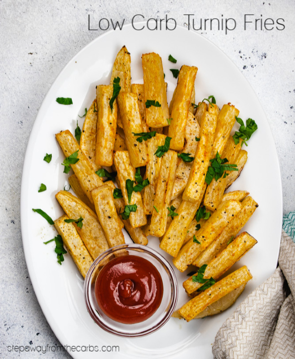 Turnip Fries - a tasty low carb alternative to potato!