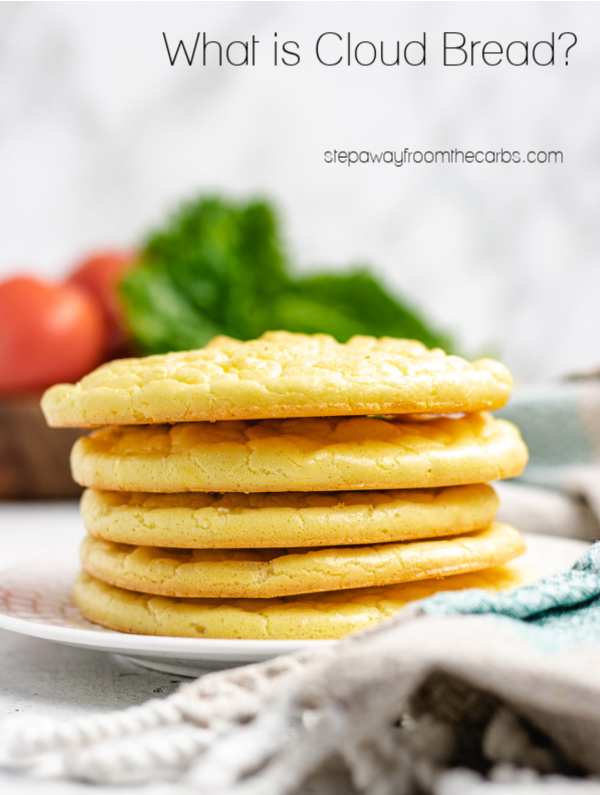 What is Cloud Bread? Find out all about this low carb, keto, and gluten free alternative to bread! With video tutorial.