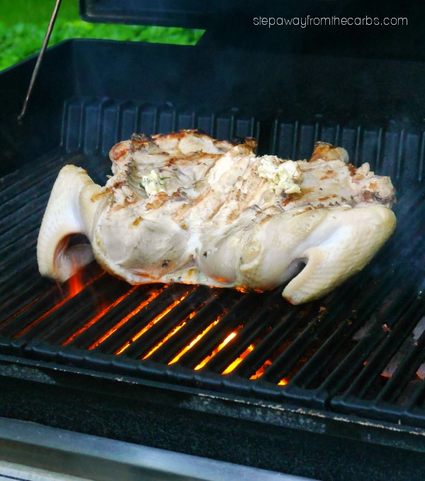 Whole Grilled Chicken - summer low carb favorite!