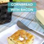 This low carb cornbread doesn't contain any corn - but it is a good alternative to a traditional recipe - AND it has added bacon!
