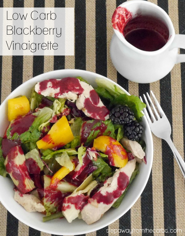 Low Carb Blackberry Vinaigrette - sugar free recipe