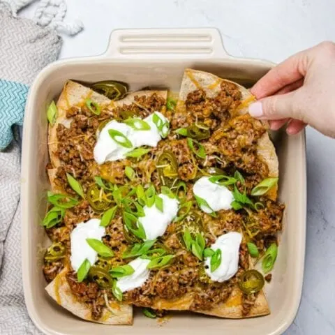 Low Carb Beef Nachos