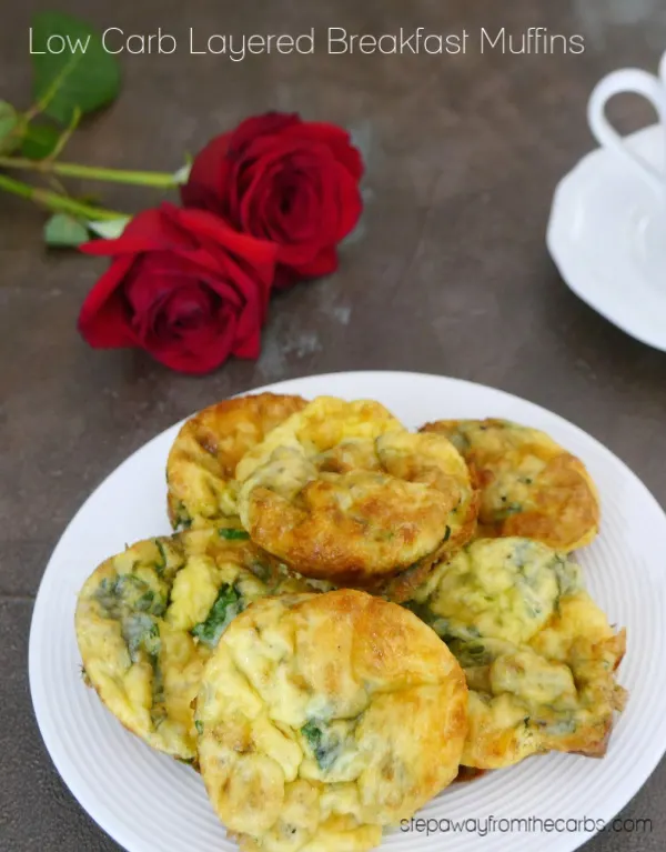 Low Carb Layered Breakfast Muffins - with egg, bacon, spinach, and cheese! Keto and gluten free recipe. Low Carb Layered Breakfast Muffins - with egg, bacon, spinach, and cheese! Keto and gluten free recipe.