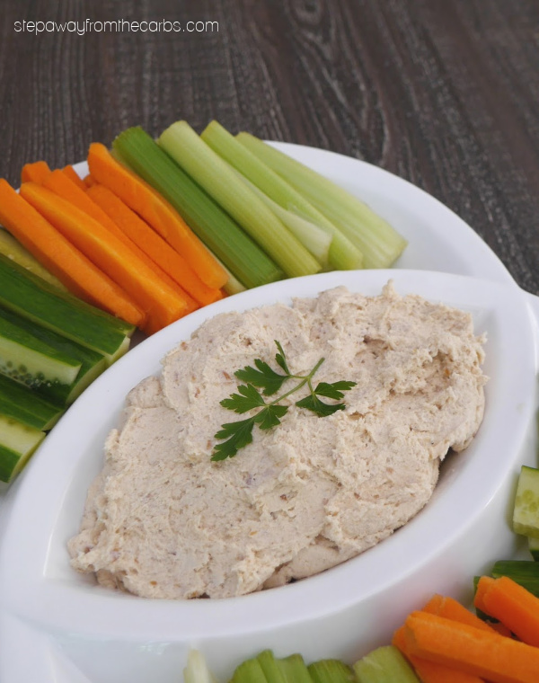 Low Carb Smoked Trout Pate - a super quick and easy keto friendly and LCHF recipe!