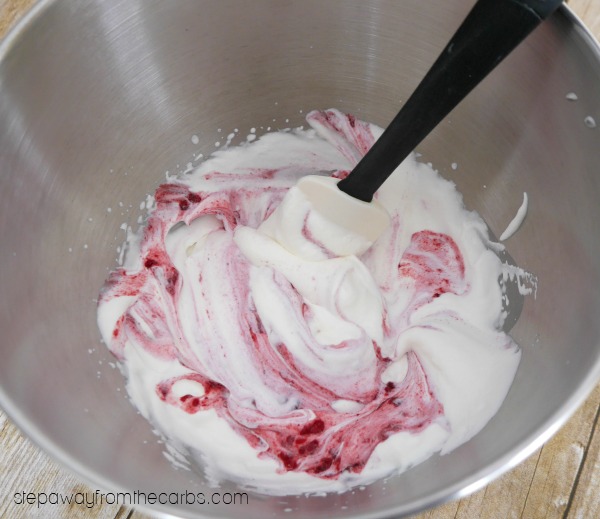 Low Carb Berry Cream Dessert - a delicious fruity treat!