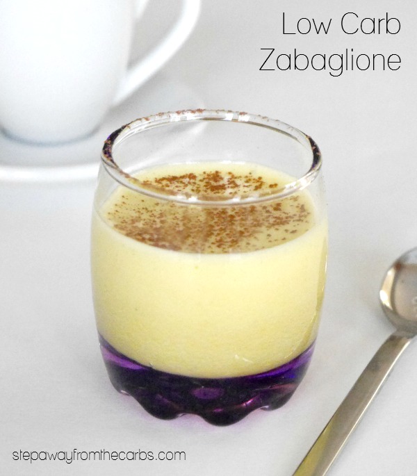 Low Carb Zabaglione - a version of the classic Italian dessert! Sugar free, keto, gluten free and dairy free recipe.