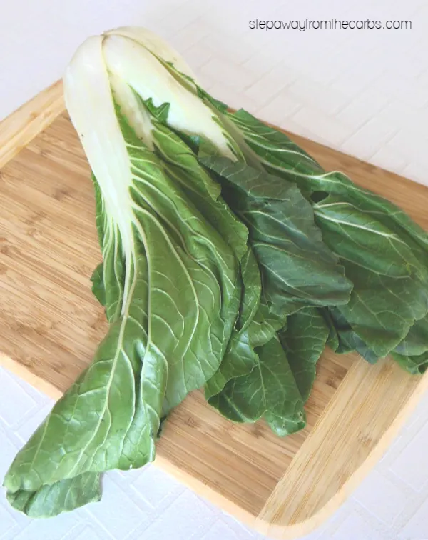 Spicy Bok Choy - an Asian inspired low carb side dish recipe