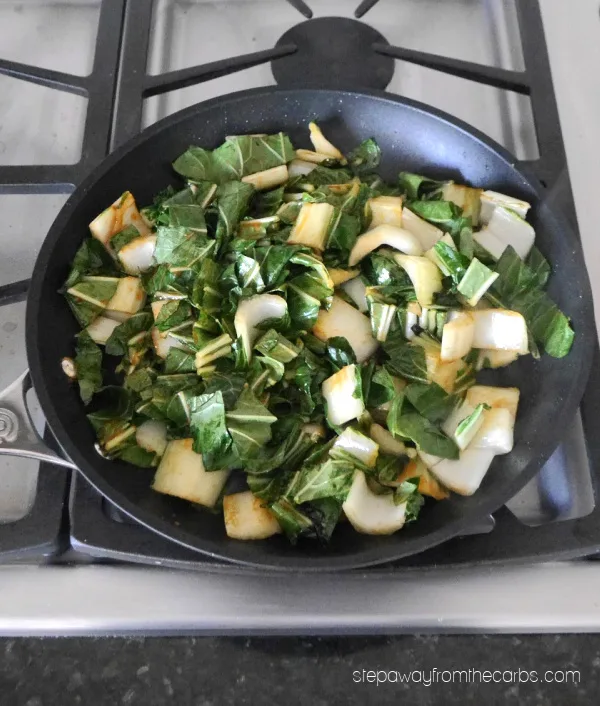 Spicy Bok Choy - an Asian inspired low carb side dish recipe