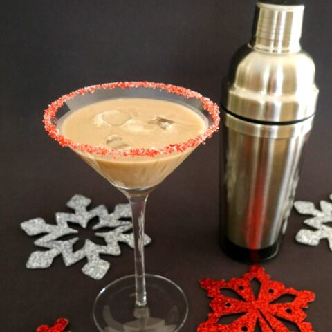 Low Carb Chocolate Peppermint Cocktail