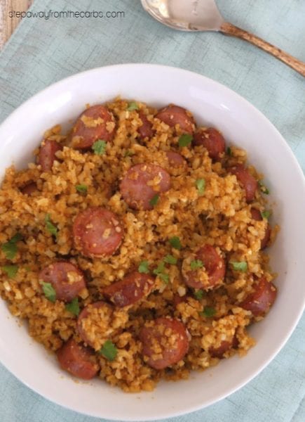 Sausage and Cauliflower Rice Pilaf