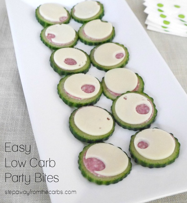 Easy Low Carb Party Bites - just three ingredients