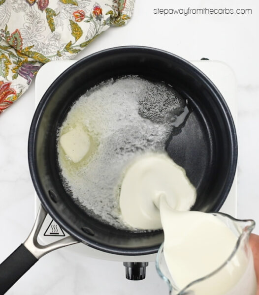 Decadent Low Carb Alfredo Sauce Step Away From The Carbs