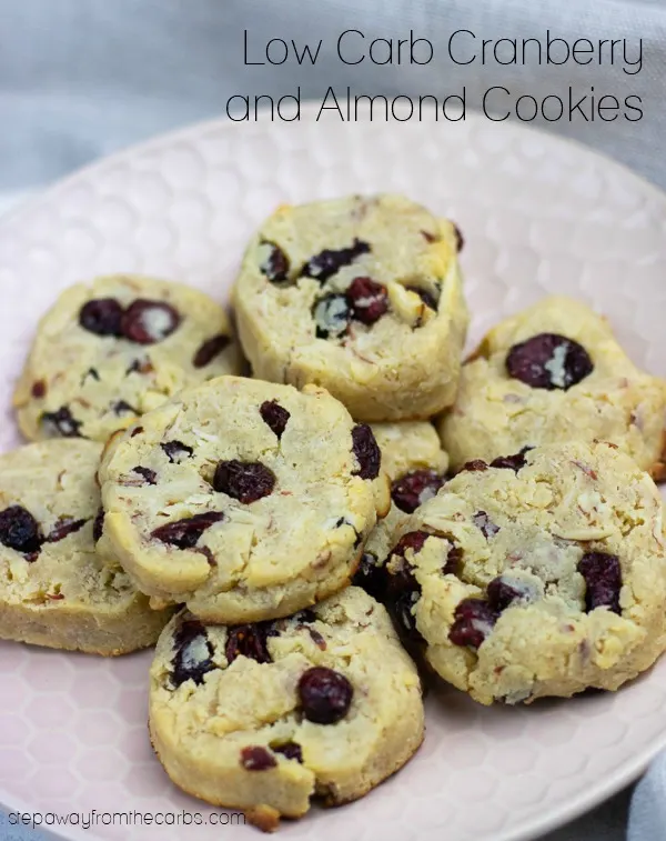 Low Carb Cranberry and Almond Cookies