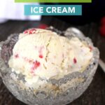 Low Carb Raspberry and Mascarpone Ice Cream