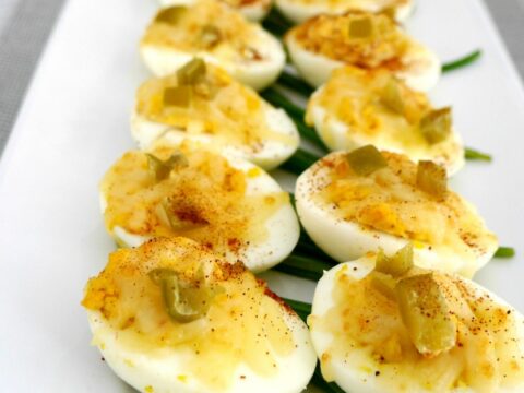 Huevos Rancheros Deviled Eggs Step Away From The Carbs