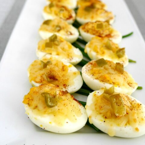 Huevos Rancheros Deviled Eggs