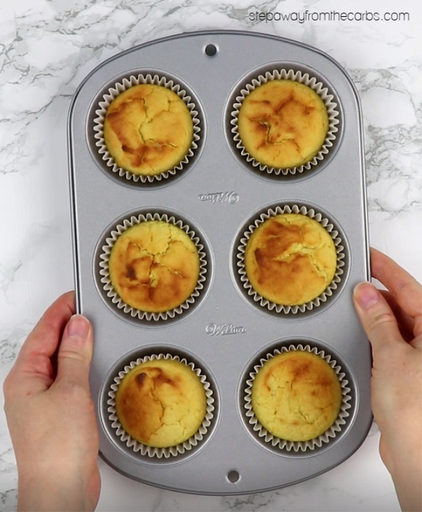 Low Carb Lemon Muffins - a healthy zesty treat! Watch the video tutorial!