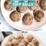 Low Carb Frozen Chocolate Chip Balls