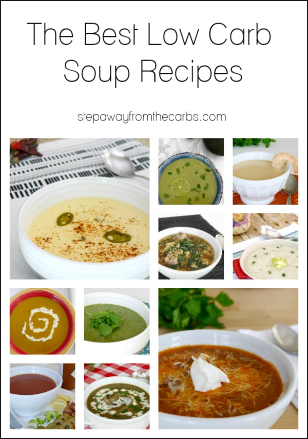 The Best Low Carb Soup Recipes - perfect for a cold day!