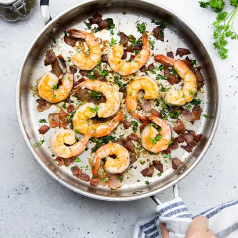 Buttery Shrimp with Bacon