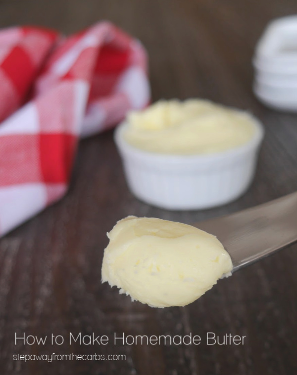 How to Make Homemade Butter - a simple shaking technique! Zero carb recipe.