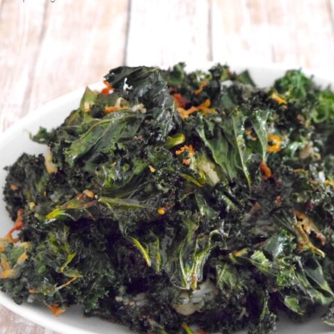 Kale Chips with Parmesan