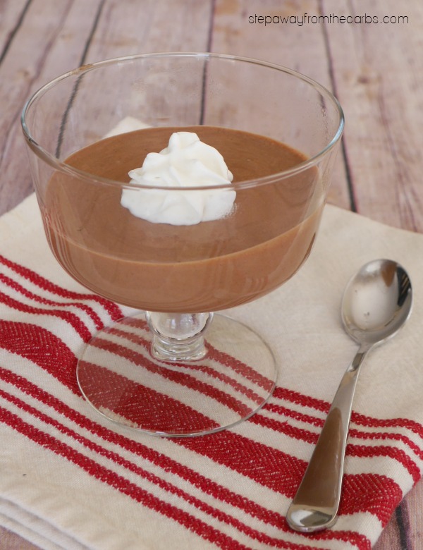 Low Carb Chocolate and Brandy Mousse - sugar free and keto recipe