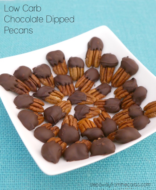 Chocolate Dipped Pecans
