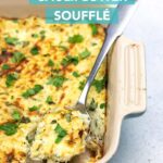 Easy Low Carb Cauliflower Soufflé