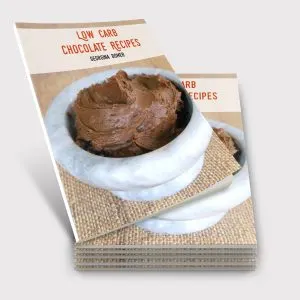 Low Carb Chocolate Recipes - the book