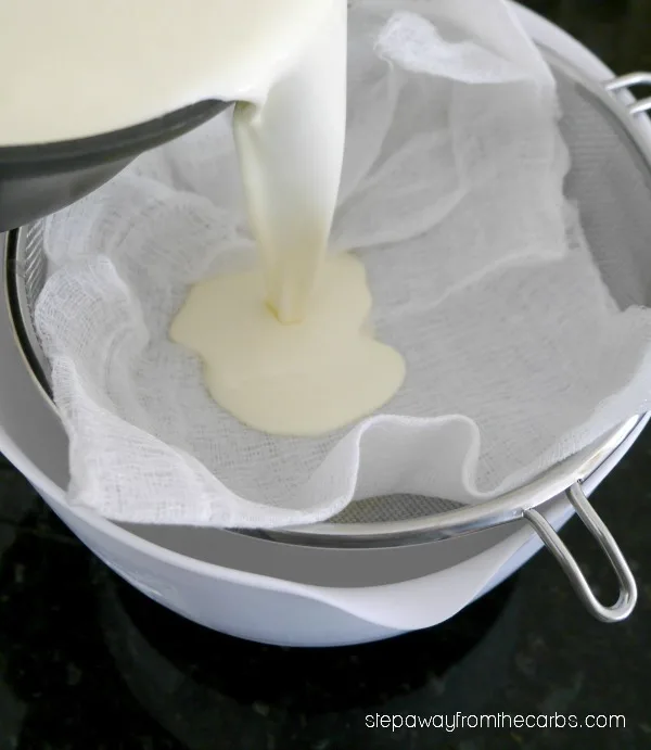 Homemade Mascarpone - as a low carber, why not try making your own cheese?!?