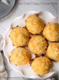 Low Carb Crispy Cheese Balls - Step Away From The Carbs