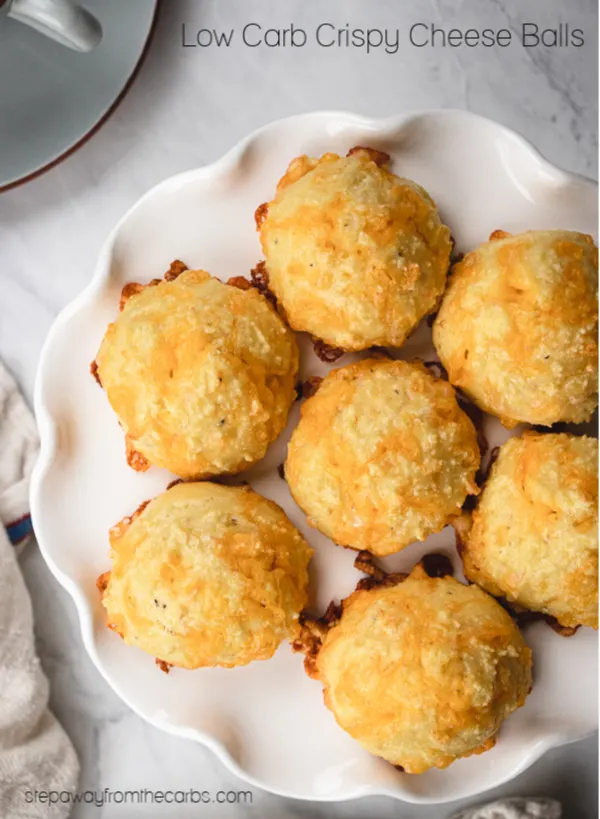 Low Carb Crispy Cheese Balls - From The Carbs