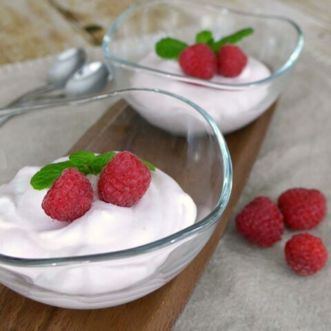 Low Carb Raspberry Mousse