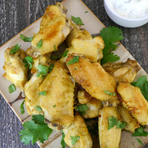 Marinated Indian Chicken Wings