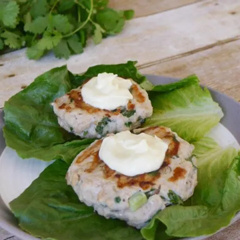 Cilantro Chicken Burgers